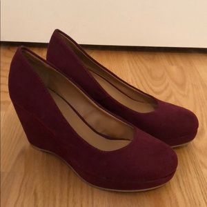 Burgundy Wedges